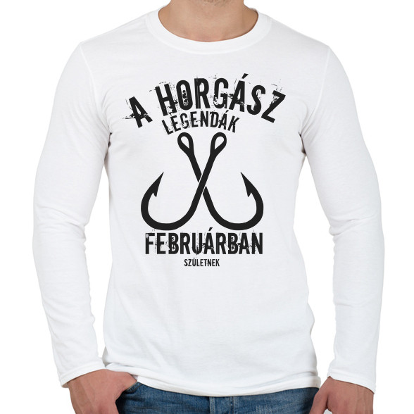 A horgász legendák-Férfi hosszú ujjú póló