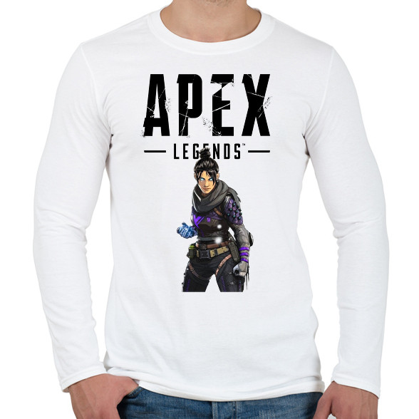 Wraith Apex legends-Férfi hosszú ujjú póló