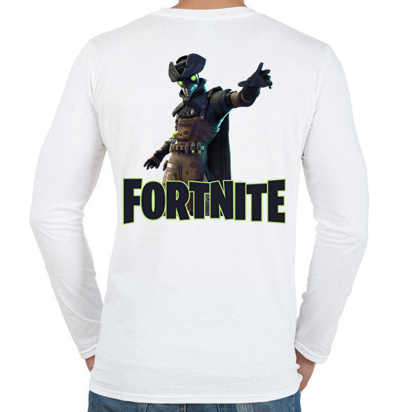 Plague - Fortnite skin-Férfi hosszú ujjú póló