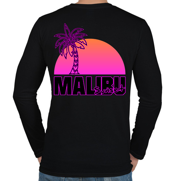 Malibu-Férfi hosszú ujjú póló