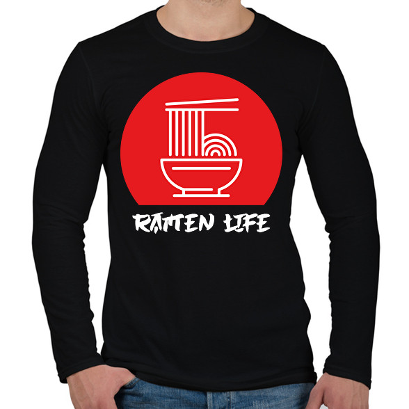 Ramen life-Férfi hosszú ujjú póló