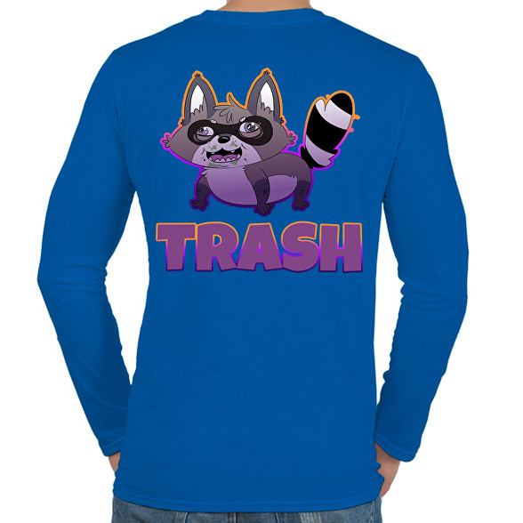 Trashpanda-Férfi hosszú ujjú póló