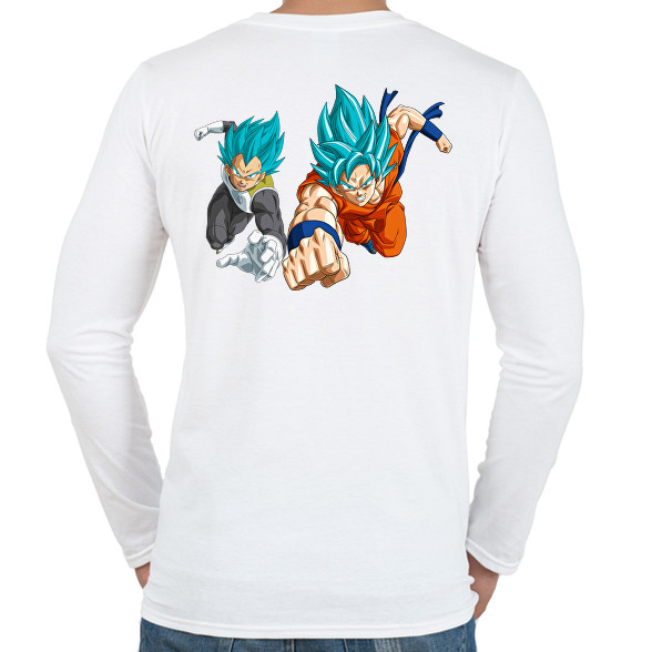 Dragonball-Férfi hosszú ujjú póló