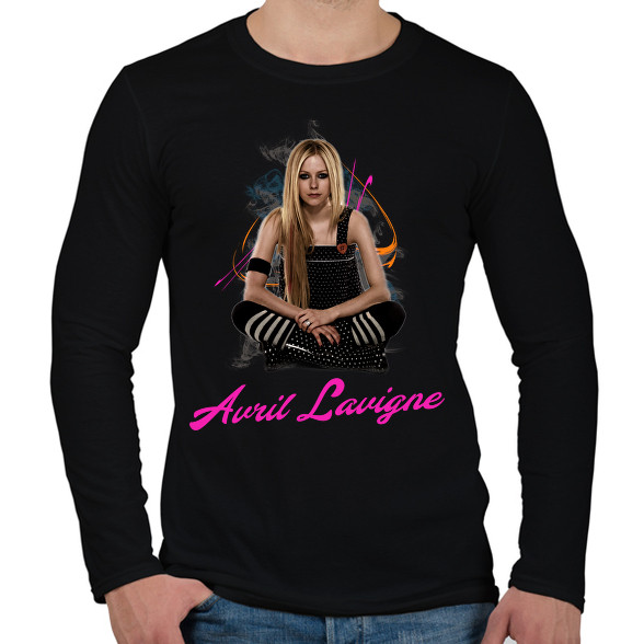 avril lavigne 2-Férfi hosszú ujjú póló