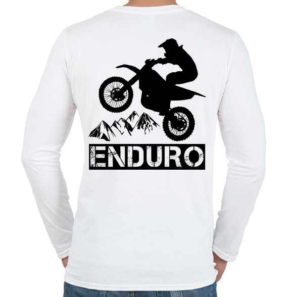 Enduro -Férfi hosszú ujjú póló