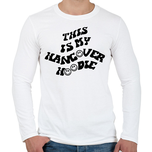 This is my hangover hoodie-Férfi hosszú ujjú póló