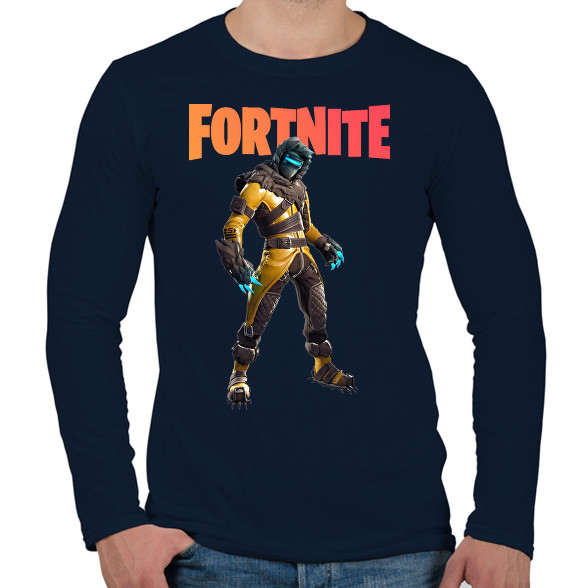 Zenith Fortnite-Férfi hosszú ujjú póló