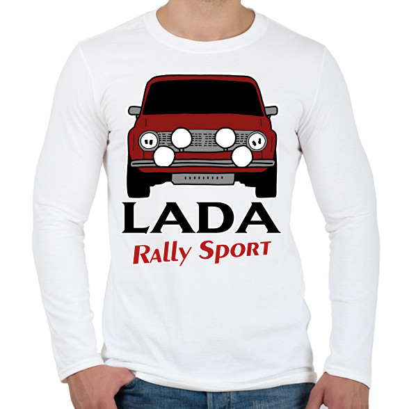 Lada rally-Férfi hosszú ujjú póló