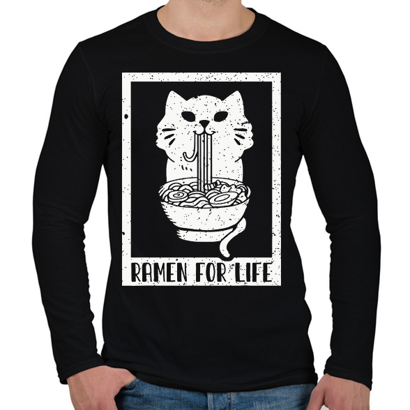 Ramen for life-Férfi hosszú ujjú póló