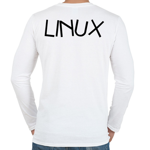 A linux-Férfi hosszú ujjú póló