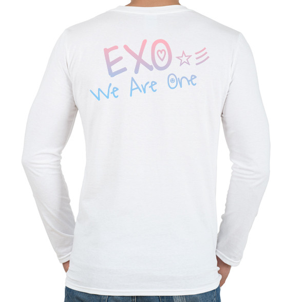 Exo: We are one!-Férfi hosszú ujjú póló