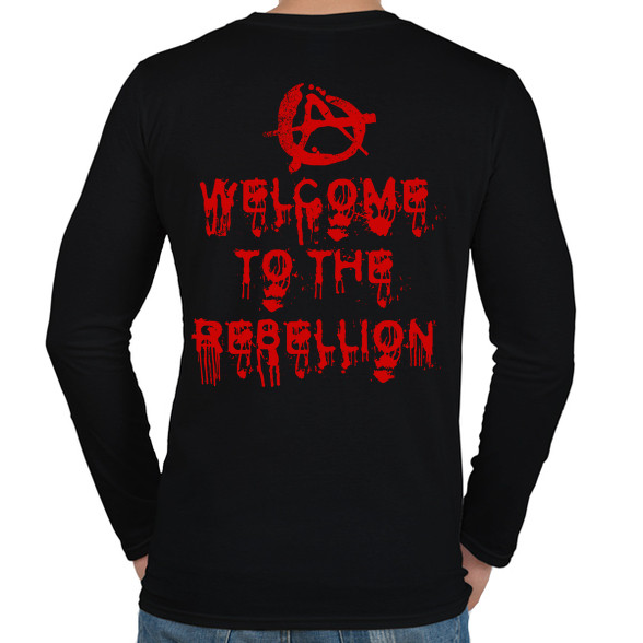 Welcome To The Rebellion-Férfi hosszú ujjú póló