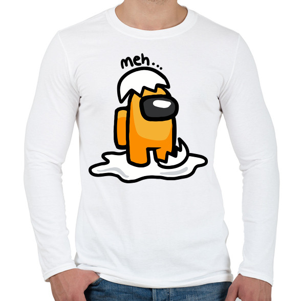 Among us Gudetama-Férfi hosszú ujjú póló