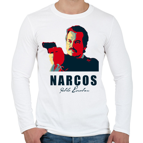 Narcos2-Férfi hosszú ujjú póló