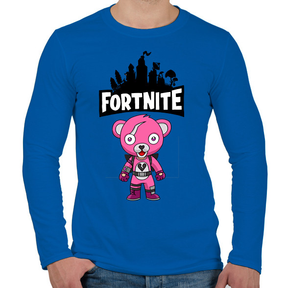 Fortnite Cuddle team leader-Férfi hosszú ujjú póló