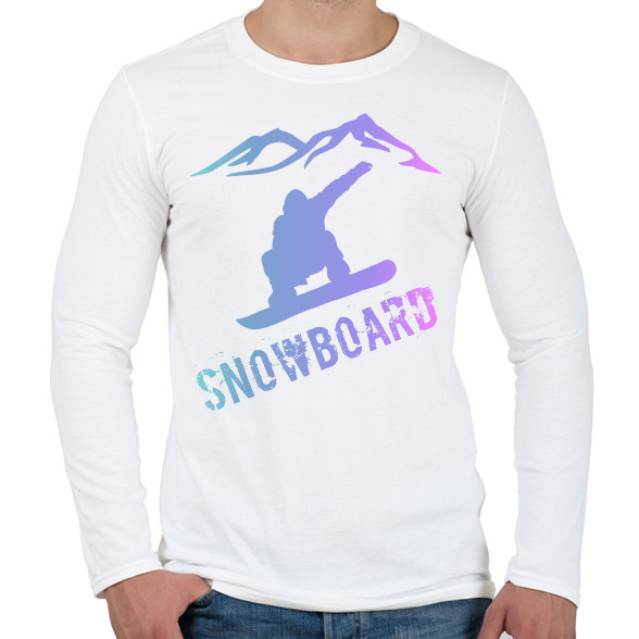 snowboard -Férfi hosszú ujjú póló