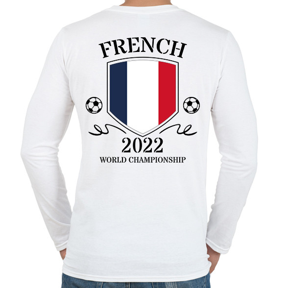 French 2022-Férfi hosszú ujjú póló