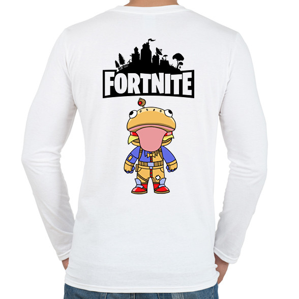 Fortnite Beef Boss-Férfi hosszú ujjú póló