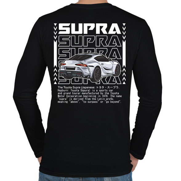 Toyota Supra-Férfi hosszú ujjú póló