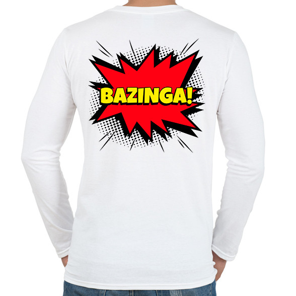 BAZINGA-Férfi hosszú ujjú póló