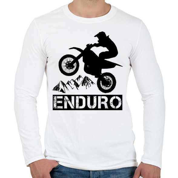 Enduro -Férfi hosszú ujjú póló