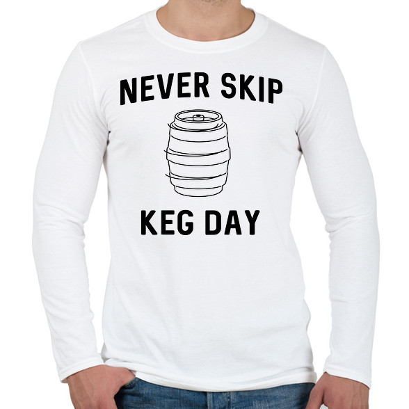 keg day-Férfi hosszú ujjú póló