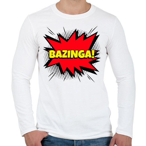 BAZINGA-Férfi hosszú ujjú póló