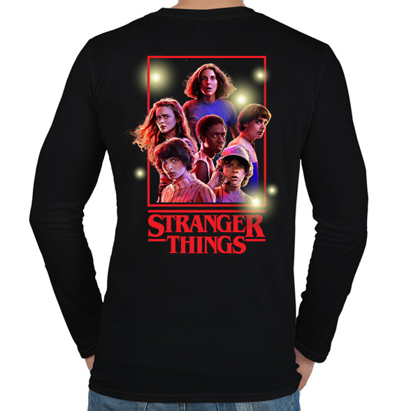 #strangerthings-Férfi hosszú ujjú póló