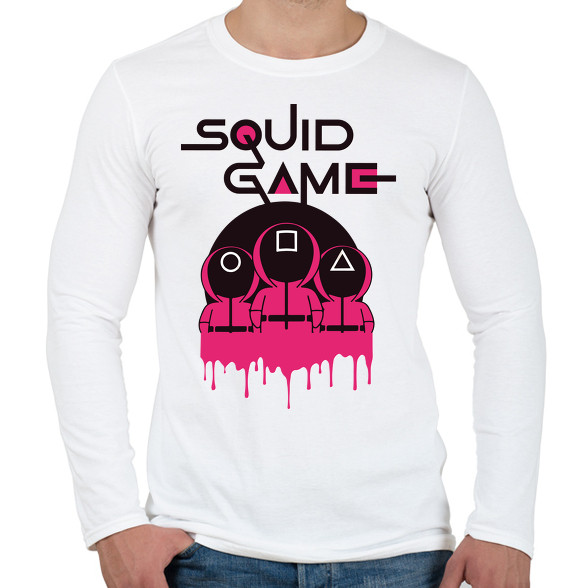 Squid game - Nyerd meg az életed  N10-Férfi hosszú ujjú póló