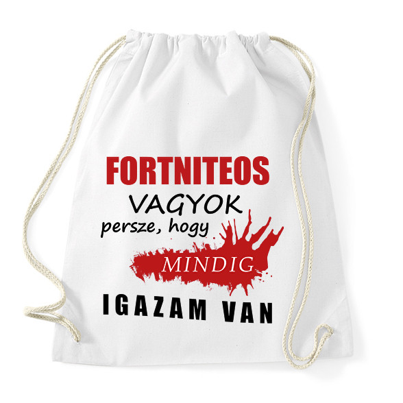 Fortniteos vagyok...-Sportzsák, Tornazsák