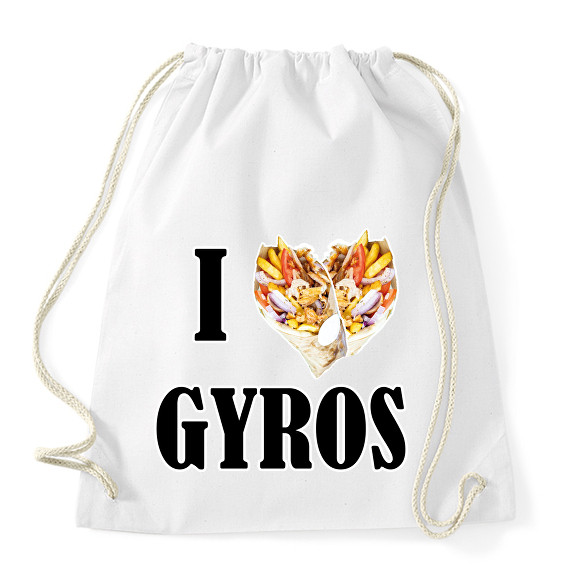 I love Gyros-Sportzsák, Tornazsák