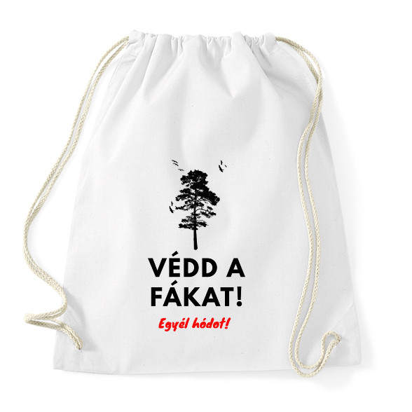 Védd a fákat-Sportzsák, Tornazsák