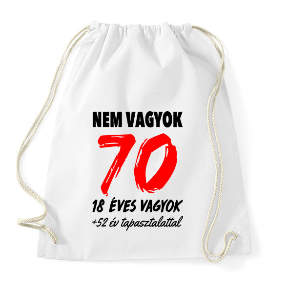 Nem vagyok 70!-Sportzsák, Tornazsák