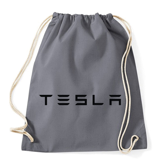 TESLA felirat-Sportzsák, Tornazsák