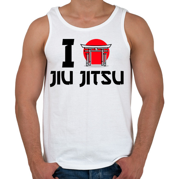 I love Jiu Jitsu-Férfi atléta