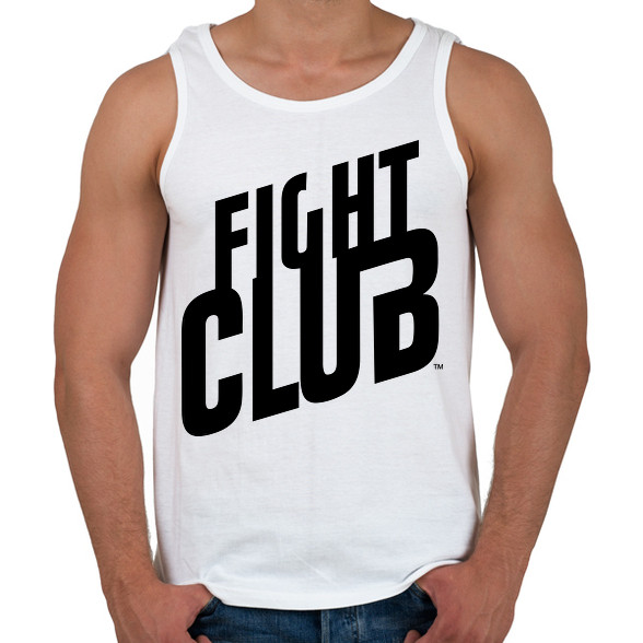 fight club logo-Férfi atléta