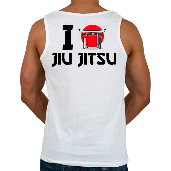 I love Jiu Jitsu-Férfi atléta