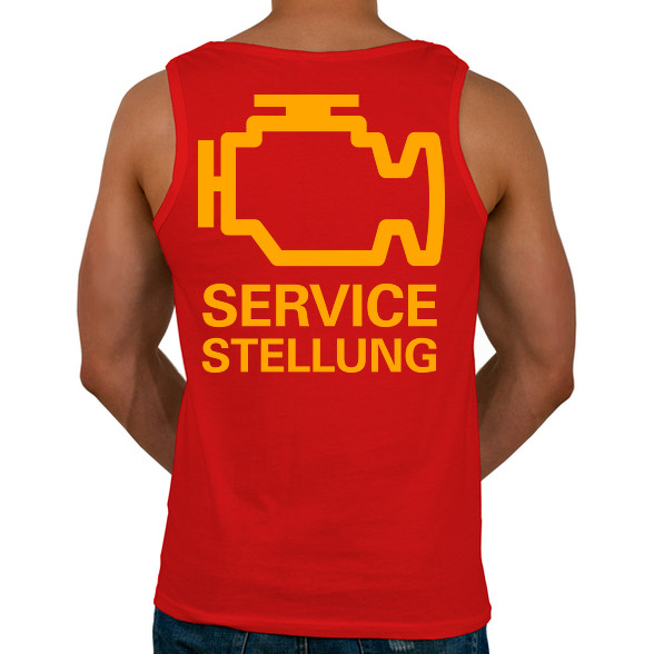 Service Stellung-Férfi atléta