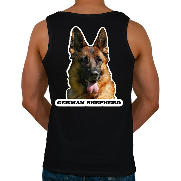 German shepherd-Férfi atléta