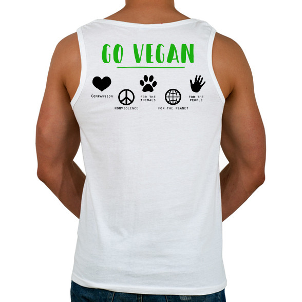 Go vegan-Férfi atléta