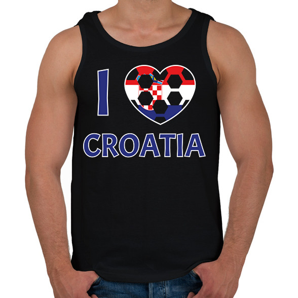 I love Croatia-Férfi atléta