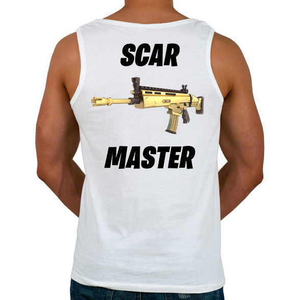 Scar Master - Fortnite (Fekete)-Férfi atléta