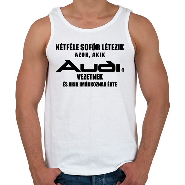 Kétféle Audi Sofőr-Férfi atléta