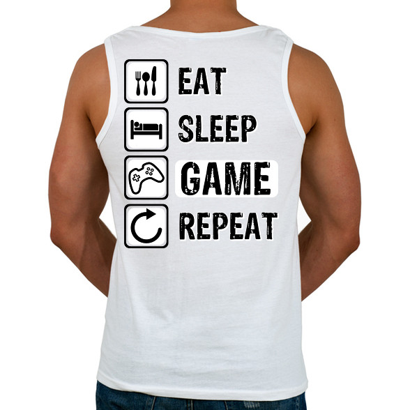 Eat, Sleep, Game, Repeat-Férfi atléta