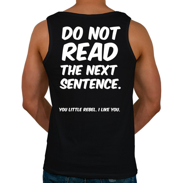 Do not read the next sentence-Férfi atléta