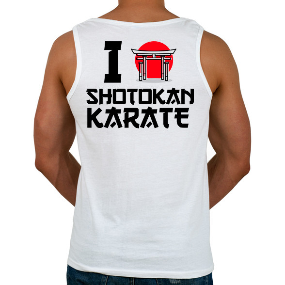 I love Shotokan Karate-Férfi atléta