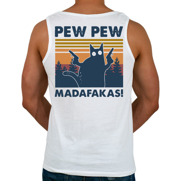 Pew Pew Madafakas cica-Férfi atléta