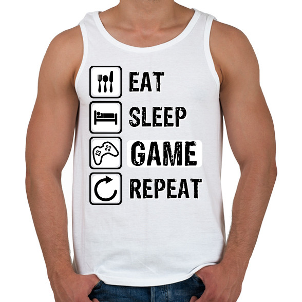 Eat, Sleep, Game, Repeat-Férfi atléta