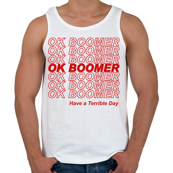 ok boomer-Férfi atléta