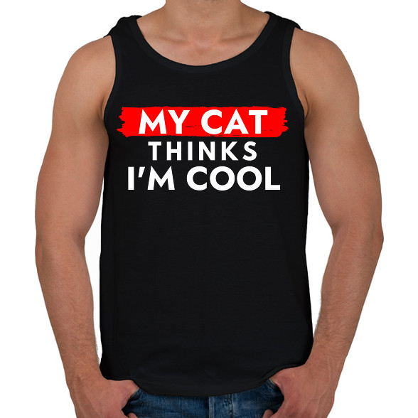 My cat thinks I'm Cool-Férfi atléta